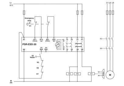 PSR-SCP-24DC/ESD/4X1/30 Sicherheitsrelais Die ideale Lösung für den industriellen Schutz