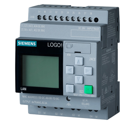 Modbus-Kommunikationsoberfläche LOGO 8 24CE Grundmodul 6ED1052-1CC08-0BA1 mit Display