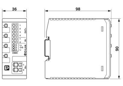 CBMC E4 24DC/1-4A IOL Elektronischer Schaltkreislaufbrecher 2910410 für schwere Anwendungen