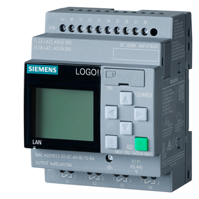 6ED1052-1MD08-0BA1 PLC LOGO Grundmodul mit Anzeige von erweiterten Funktionen und Funktionen