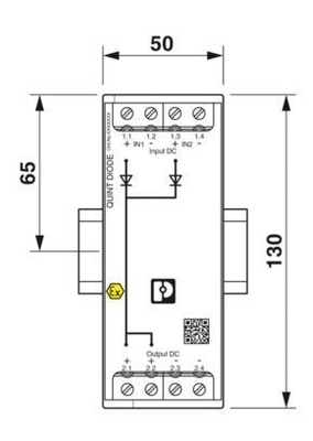 QUINT4-DIODE/12-24DC/2X20/1X40 Redundanzmodul 2907719 für industrielle Anwendungen