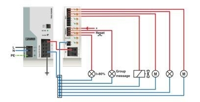 NO-R CBM E8 24DC/0.5-10A Elektronischer Schaltkreislaufbrecher mit 0,5-10A verstellbarem Strom