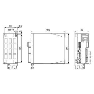 200V SINAMICS V90 Umrichter LI PROFINET FSC 0,75kW Frequenzumrichter 6SL3210-5FB10-8UF0