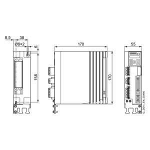 0.40 kW Frequenzumrichter 6SL3210-5FB10-2UF2 für Siemens SINAMICS V90 Umrichter LI
