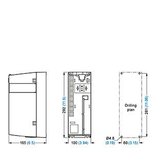 G120P PM230 FSB IP20 Inverter Frequenzwandler mit RS485-Kommunikationsoberfläche