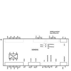 SINAMICS PM240-2 Inverter Frequenzwandler mit 37 kW Leistungsmodul IP20 FSF 200 V