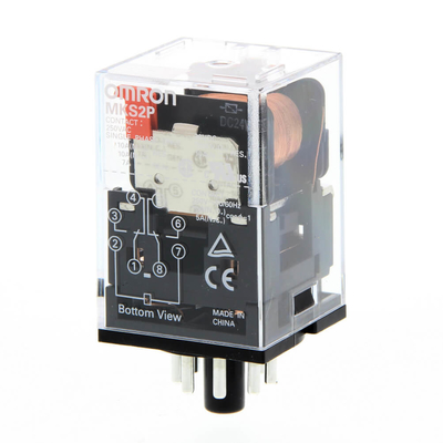 Vielseitiges MKS2P DC24 BY OMZ/C Zwischenrelais für industrielle Automatisierungslösungen