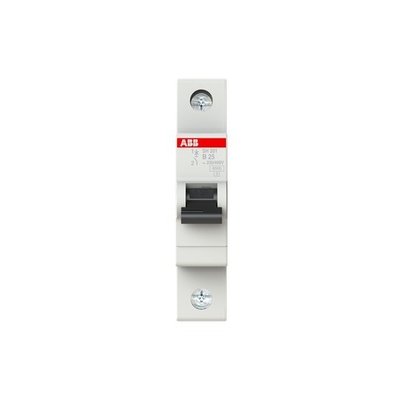 1P BCD Kurve MCB SH201-B25 Miniatur-Schaltkreisbrecher 25A für industrielle Anwendungen