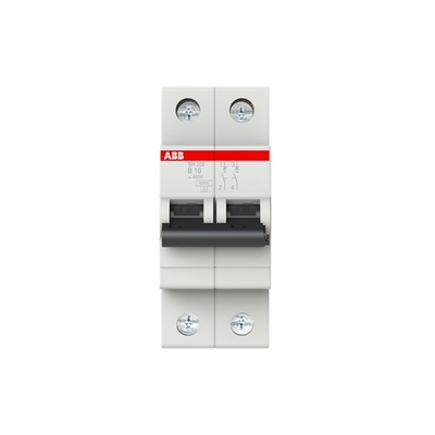 2P B 10 A MCB SH202-B10 Miniatur-Schaltkreislaufbrecher Brechfähigkeit