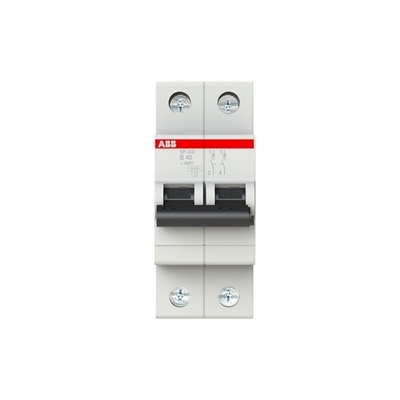 BCD Kurve B MCB SH202-B40 Miniatur-Schaltkreisbrecher 2P 40 A für den elektrischen Schutz