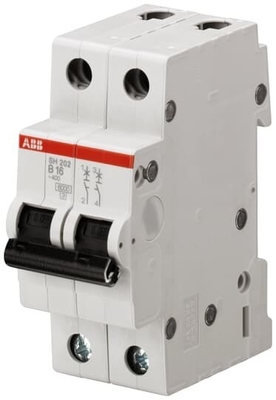 220V Nennspannung MCB SH202-B50 Miniatur-Schaltkreislaufbrecher 2P B 50A Nennstrom 50A