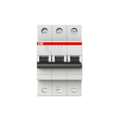 MCB SH203-B10 Miniaturschalter 3P Nennstrom 10A B Nennfrequenz 50 Hz