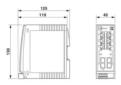 2702330 FL SWITCH 2206-2FX Rationalisieren Sie Ihr Netzwerk mit diesem erweiterten Ethernet-Switch