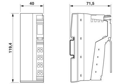 2693020 IB IL 24 PWR IN/R/L-0.8A-PAC Leistungsmodul für industrielle Automatisierungssysteme
