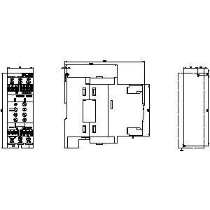 S2 Größe 3RW4038-1BB04 Weichstarter mit Schraubendeckern und Umgehungsfunktion
