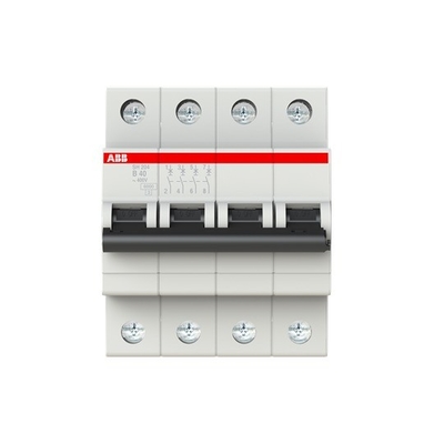 MCB SH204-B40 Miniaturschalter 4P B Nennfrequenz Hz 50 40A Nennstrom