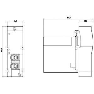 3RW4900-0NC00 Profinet Kommunikationsmodul für Sirius Soft Starter 3RW44 von Siemens