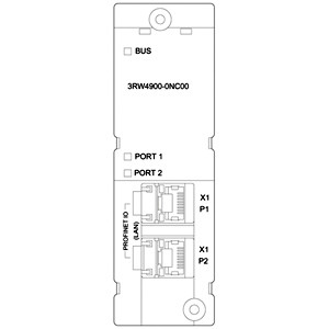 3RW4900-0NC00 Profinet Kommunikationsmodul für Sirius Soft Starter 3RW44 von Siemens