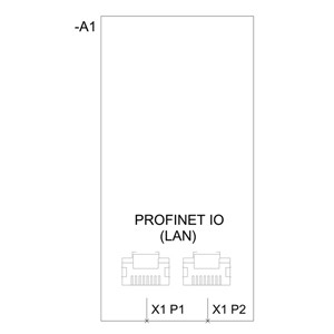 3RW4900-0NC00 Profinet Kommunikationsmodul für Sirius Soft Starter 3RW44 von Siemens