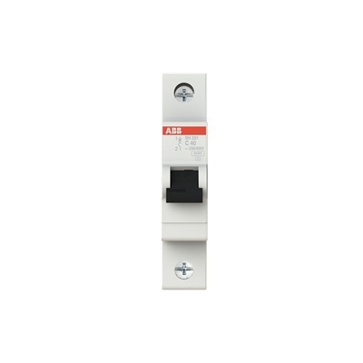 40 A MCB SH201-C40 Miniatur-Schaltkreislaufbrecher Zahl des Pols 1 Nennfrequenz Hz 50