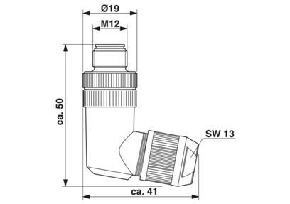 SACC-M12MRD-4Q SH PN 1554539 Datenanschluss Die perfekte Lösung für die Datenübertragung