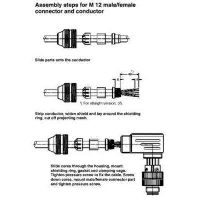 SACC-M12FSB-5CON-PG9 SH AU Datenverbindung 1507777 und dauerhaft für industrielle Zwecke