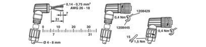 SACC-M12FR-5PL 1424690 Steckverbinder Die ultimative Lösung für industrielle Vernetzung