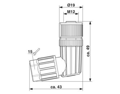 SACC-M12FR-5PL 1424690 Steckverbinder Die ultimative Lösung für industrielle Vernetzung