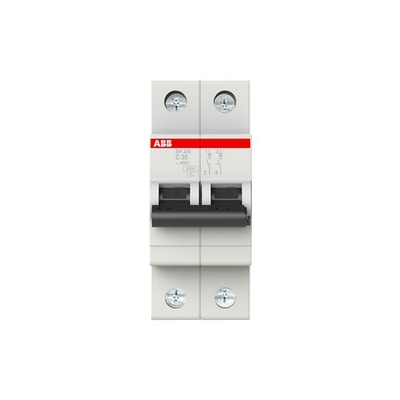 20A C Miniatur-Schaltkreislaufschalter mit BCD-Kurve und 50Hz-Frequenz MCB SH201-C20NA