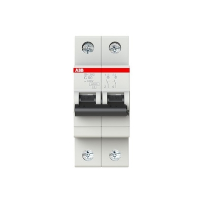 50A Nennstrom MCB SH202-C50 Miniaturschalter 2P Nennfrequenz 50 Hz