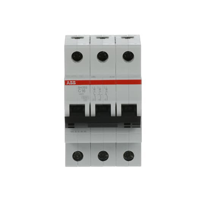 MCB SH203-C16 Miniatur-Schaltungsschalter Zahl des Pols 3 16 A Nennfrequenz Hz 50