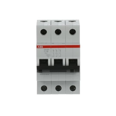 MCB SH203-C16 Miniatur-Schaltungsschalter Zahl des Pols 3 16 A Nennfrequenz Hz 50