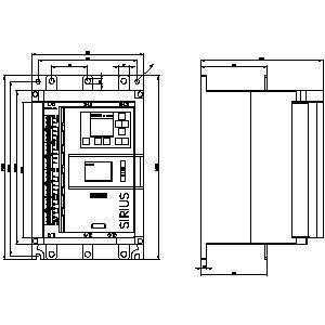 3RW5534-6HA14 Industriemotor Weichstarter Größe 3 Schrauben Endgeräte für einen reibungslosen Start