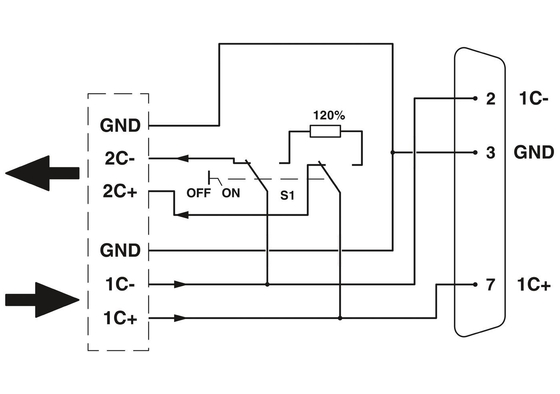 2744694 SUBCON-PLUS-CAN Phoenix Contact D-SUB Bus-Anschluss für nahtlose Verbindung