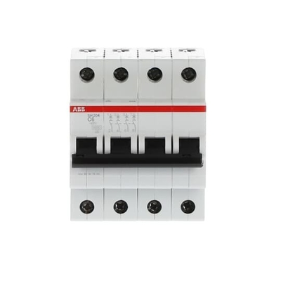 MCB SH204-C6 Miniatur-Schaltungsschalter 4P C 6A Nennstrom 20A Nennspannung 220V