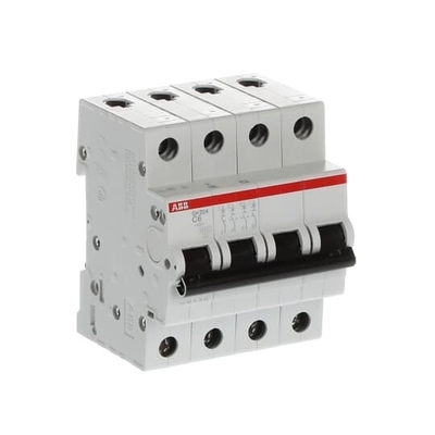 MCB SH204-C6 Miniatur-Schaltungsschalter 4P C 6A Nennstrom 20A Nennspannung 220V