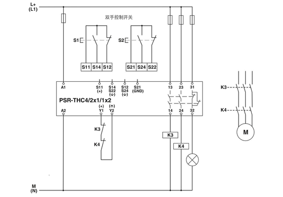 22.5*112*114.5mm PSR-SPP-24UC/THC4/2X1/1X2 Sicherheitsrelais und Theorie für Spannungsrelais