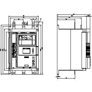3RW5136-1XC14-0S Weichstarter Größe 3 Schrauben Endgeräte Analog-Ausgang mit HMI-Standard