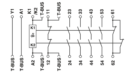 PSR-SCP-24DC/URM4/4X1/2X2/B Erweiterungsmodul PROTECTIVE mit theoretischem Spannungsrelais