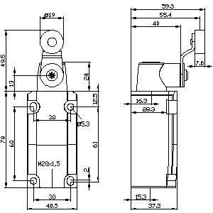 3SE5112-0CH02 Metallpositionsschalter für Teildrehvorrichtungen in industriellen Anwendungen