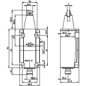 Industrielle Qualität 3SE5114-0CD02-1AL0 Positionswechsel mit Walzspulser