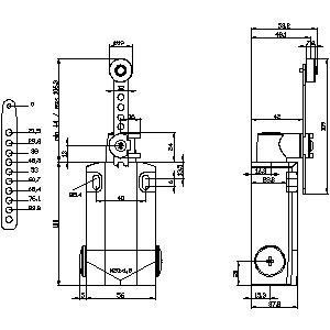 3SE5162-0CH60-1AJ0 Metall-Teil-Wende-Lever-Positionsschalter XL für industrielle Automatisierung