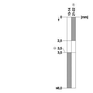 31 mm Kunststoff-Positionsschalter M20x1.5 ohne LED-Plunger für Maschinen und Geräte