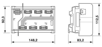 2316307 Automatisierung Ersatzteile Geräte-Kopplung FB-6SP für industrielle Automatisierungssysteme