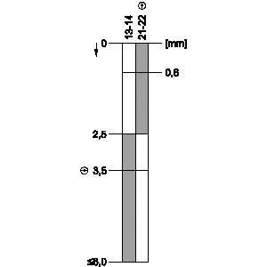 31 mm Plastik-Positionsschalter M20x1.5 ohne LED-Plunger aus Plastik 3SE5232-0CC05-1CA0