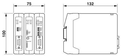 FB-HSB-DP/PA Kopplungssystem für Phoenix Kontakt Automation Ersatzteile 2316370 Unbesiegbar