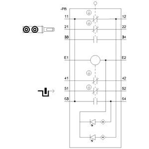 Plastik-Positionsschalter M20 X 1 5 Ye/gr FKV Hilfsfreisetzung an der Vorderseite 3SE53221SD21