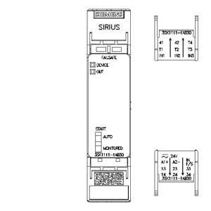 PLC 3SK1111-1AB30 Sicherheitsrelais 3SK1 Grundeinheit Standardrelais Ausgänge Schraubterminal