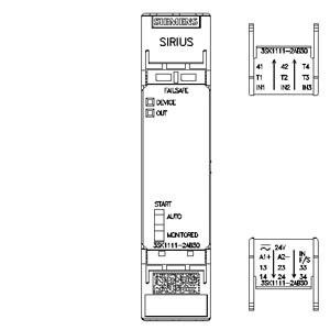 3SK1 Grundeinheit Standard-Relais-Ausgänge Federladen-Terminal 3SK1111-2AB30 Sicherheits-Relais