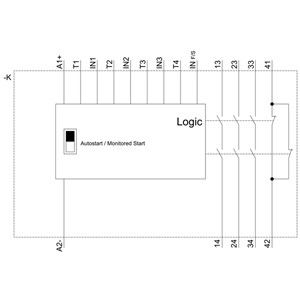 3SK1 Grundeinheit Standard-Relais-Ausgänge Federladen-Terminal 3SK1111-2AB30 Sicherheits-Relais